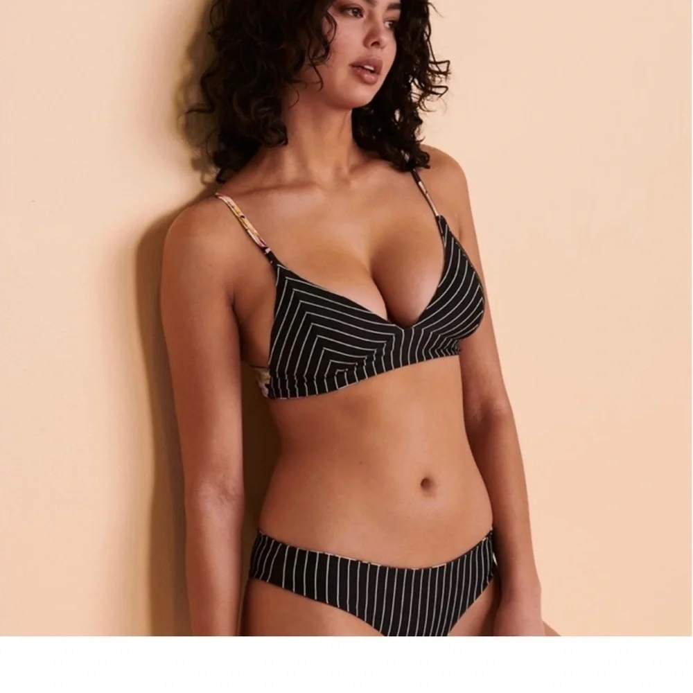 ☀️RIP CURL☀️ ON THE COAST TRI ON THE COAST REVERSIBLE CHEEKY BIKINI SET